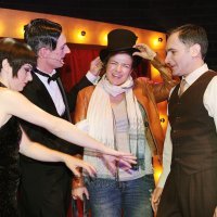 Proba mjuzikla Cabaret u kazalištu Komedija