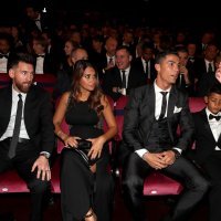 Lionel Messi sa suprugom i Cristian Ronaldo sa sinom