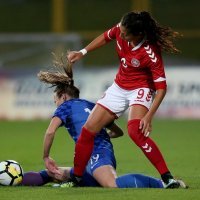 Hrvatske nogometašice protiv Danske