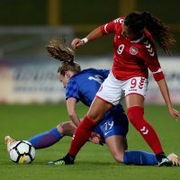 Hrvatske nogometašice protiv Danske