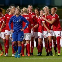 Hrvatske nogometašice protiv Danske