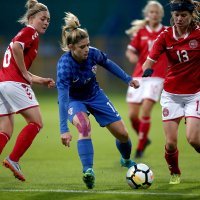 Hrvatske nogometašice protiv Danske