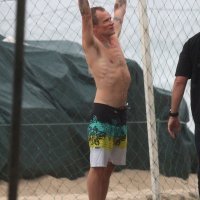 Ashton Kutcher, Spike Jonze, Anthony Kiedis, Flea, Guy Oseary