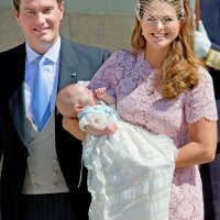 Princeza Madeleine i Chris O'Neill na krštenju njihove kćeri, princeze Leonore