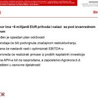 Agrokor Plan održivosti