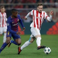 Olympiakos - Barcelona (Nelson Semedo vs. Kostas Fortounis)