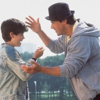 Sylvester Stallone i Sage Stallone