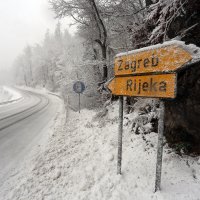 Snijeg u Gorskom Kotaru