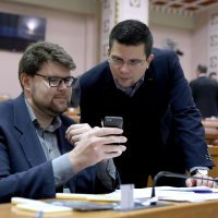 Peđa Grbin i Domagoj Hajduković