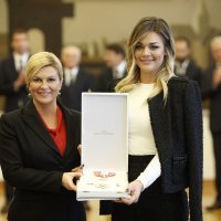 Sandra Perković primila odlikovanje na Pantovčaku