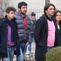 Zlatko Dalić sa suprugom Davorkom i sinovima Tonijem i Brunom