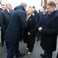 Vukovar: Srdačan susret premijera Plenkovića i predsjednice Grabar-Kitarović