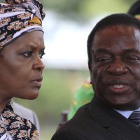 Emmerson Mnangagwa i Grace Mugabe