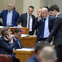 Andrej Plenković, Gordan Jandroković, Branko Bačić i Karlo Ressler