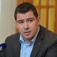Nikola Grmoja na konferenciji za medije