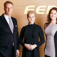 Johan, Alexandra i Katharina Andresen