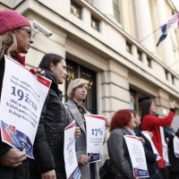 Prosvjed povodom Međunarodnog dana borbe protiv nasilja nad ženama