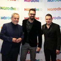 Gradonačelnik Milan Bandić, Petar Grašo, direktor Narodnog radija Katijan Knok