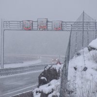 Snijeg pao u Lici i Gorskom kotaru