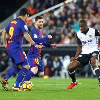 Valencia (Geoffrey Kondogbia) - FC Barcelona (Lionel Messi, Luis Suarez)