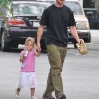 Christian Bale sa kćerkom