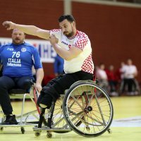 Rukomet u kolicima Hrvatska - Italija (Antonio Acciarino; Damjan Lisska)