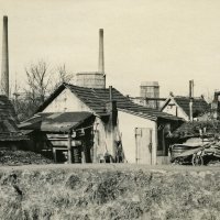 Pogled s Munjarskog puta na Gradsku električnu centralu, 1954.