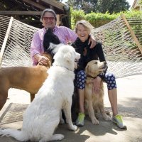 Sa suprugom u obiteljskom domu u Toscani 2011.