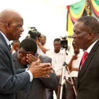 Emmerson Mnangagwi i ministar financija Patrick Chinamasa