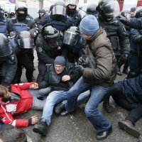 Oslobađanje Sakašvilija iz policijskog kombija