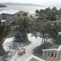 Snijeg na otoku Ižu