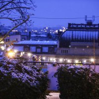 Uz najavljeno zahlađenje grad Zagreb zabijelio snijeg