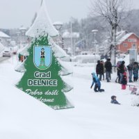 Delnice: Novi snijeg zabijelio Gorski Kotar