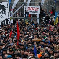 Prosvjed potpore Mihailu Sakašviliju u Kijevu