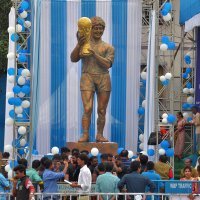 Diego Maradona spomenik Indija