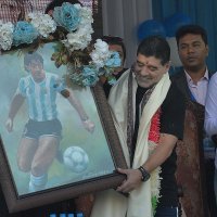 Diego Maradona spomenik Indija