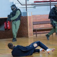 Pripadnici Specijalne i Interventne policije na zajedničkoj vježbi u Osijeku