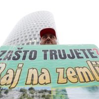 Prosvjed građanske inicijative 'Ne daj se Cetino' u Zagrebu
