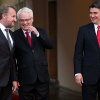 Bakir Izetbegović, Ivo Josipović i Zoran Milanović