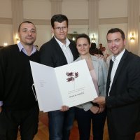 Borna Keserović, Hrvoje Krešić, Nataša Božić i Ivan Lovreček