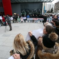 Prosvjed protiv izgradnje termoelektrane Peruća