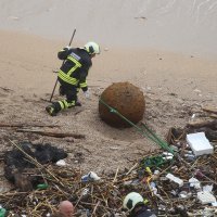 Na plažu Banje more izbacilo minu iz Drugog svjetskog rata