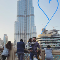 Ljupka Gojić s obitelji u Dubaiu