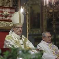 Kardinal Bozanić u katedrali predvodio misu polnoćku