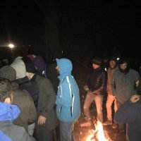 Prosvjed izbjeglica kod Šida