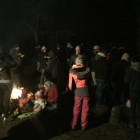 Prosvjed izbjeglica kod Šida