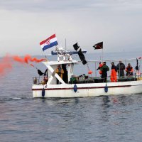 Prosvjed ribara u Piranskom zaljevu