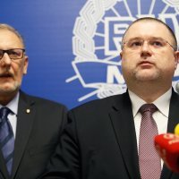 Davor Božinović uz državnog tajnika Bernarda Gršića