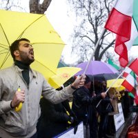 Prosvjed podrške iranskim prosvjednicima u Londonu