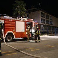 Požar u napuštenoj zgradi Dalmacijavina